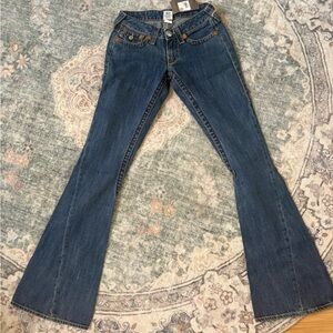 True Religion Dark Blue Flare Jeans